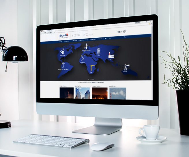 Mundolight web sitesi tasarımı